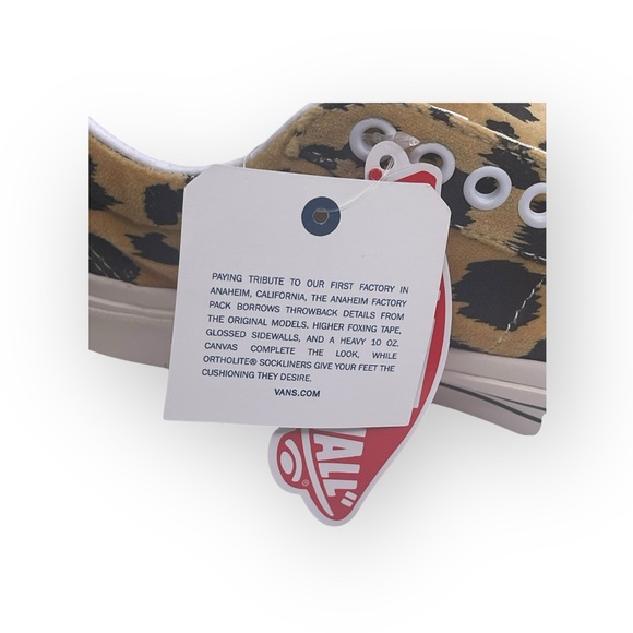 HTF: new Vans ✌︎︎ Leopard Sid Anaheim Factory DX ✌︎︎ Classic Logo Skater Sneaker - Picture 12 of 16